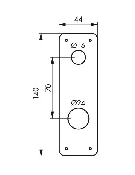 Entree acier Ø 23 mm