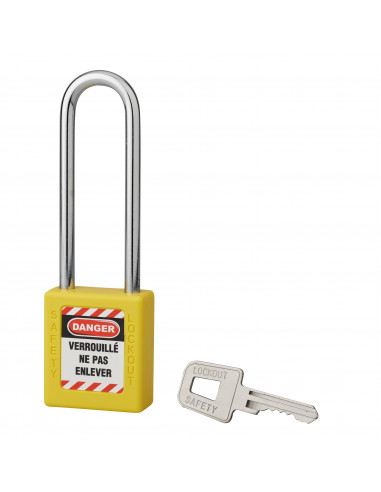 Cadenas de consignation 40 anse 76mm Jaune MV A1